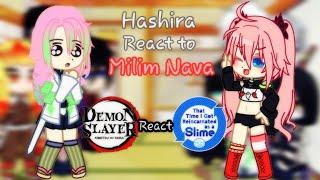 Hashira react to Milim Nava||Demon Slayer react That Time I Get Reincarnated as a Slime|| [Part 1/3]