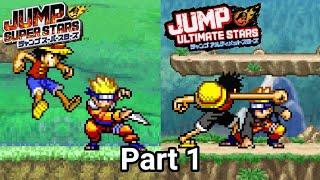 Luffy VS Naruto | Jump Super Stars | Jump Ultimate Stars | Part 1