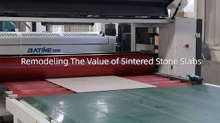 LingBiao Sintered Stone Anti Breakage Installation System Production Process