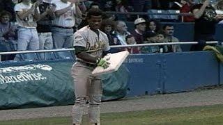 OAK@DET: Rickey Henderson gets 1,000th stolen base