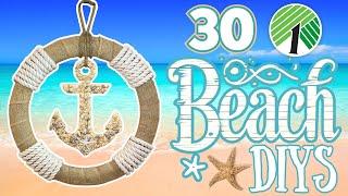 ️ 30 Coastal Dollar Tree DIYS from The Crafty Vault! Ultimate Beach Crafting Marathon