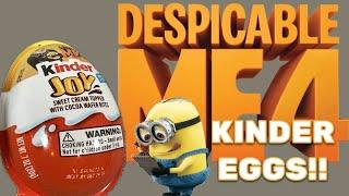 DESPICABLE ME 4 MEGA MINION KINDER EGGS?? DELICIOUS!!