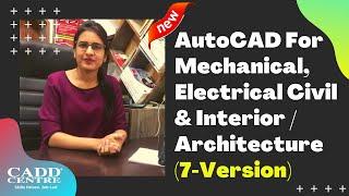 AutoCAD For Mechanical Electrical Civil & Architecture | (7-Version) | @DesignStudioInst