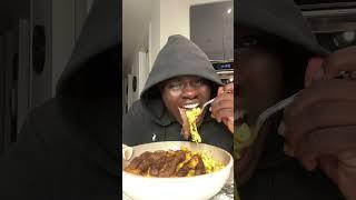 i got some steak mac and cheese  #mukbang #foodie #goodeats