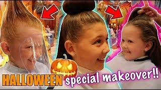 A SPECIAL HALLOWEEN DISNEY MAKEOVER! - BIBBIDI BOBBIDI BOUTIQUE - DISNEY FLORIDA 2017 DAY 15!