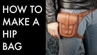 How to Make a Leather Hip Bag - Tutorial and Pattern Download