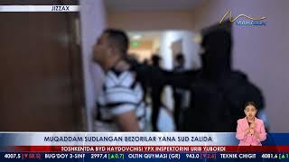 Muqaddam sudlangan bezorilar yana sud zalida (Jizzax)