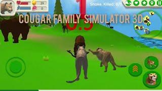 Cougar Simulator Big Cat Family Game by CyberGoldFinch