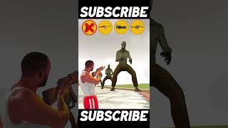 INDIAN BIKE DRIVING 3D GAME  ALL GUNS VS GIANT ZOMBIS  | #shorts #gaming #challenge #gta |