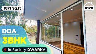 Most Beautiful flat for rent in Delhi Dwarka | Park Facing Gated Society flat for rent #BRSSHOWR120