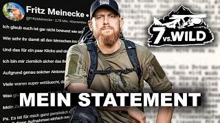 7 vs. Wild VIDEO Offline! STATEMENT zur KRITIK von FRITZ MEINECKE!