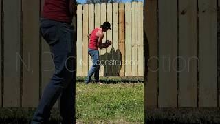building a fence together