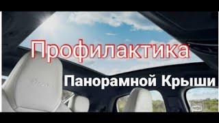 ПРОФИЛАКТИКА ПАНОРАМНОЙ КРЫШИ на Porsche Cayenne, Volkswagen Touareg, Audi Q7