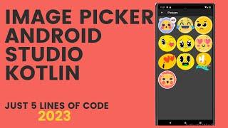 Android pick image from gallery and show in Image View Kotlin || Image picker android Kotlin