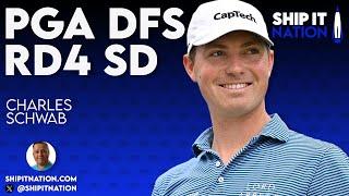 PGA Round 4 Showdown | May 25, 2025 | DraftKings DFS Picks, Plays and Process