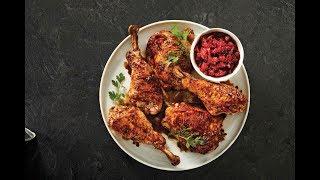 Twisted Mango Glazed Turkey with Cranberry Chutney