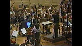 John Williams - Schindler's List Recording Session Footage (Itzhak Perlman/Boston Symphony)