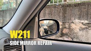 How to repair Mercedes E 350 W211 Side Mirror to save 200 dollars