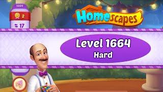 Homescapes Level 1664 Hard | No Boosters | Playrix