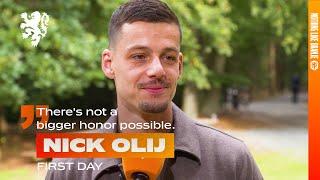 Nick Olij's FIRST DAY as a Lion  | ''I watched it on TV, and now I'm here myself.''
