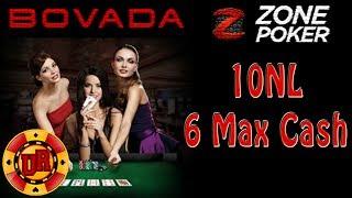 10NL Bovada Poker - Zone Poker EP 1 - Texas Holdem Poker Strategy - Cash Game