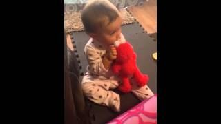 Ava and elmo