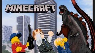 Our Apartment got attacked by SHIN GODZILLA!!!  (Minecraft Godzilla Multiplayer)