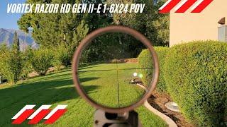 Vortex Razor HD Gen II-E 1-6x24 JM-1 Reticle POV | Vortex Optics