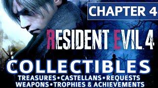 Resident Evil 4 Remake - Chapter 4 All Collectible Locations (Treasures, Castellans, Requests etc)