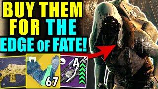 Destiny 2: YOU MIGHT NEED THIS FOR THE EDGE OF FATE! - Xur Review (June 13 - 16)
