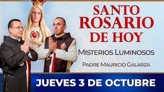 Santo Rosario de Hoy | Jueves 3 de Octubre - Misterios Luminosos #rosario