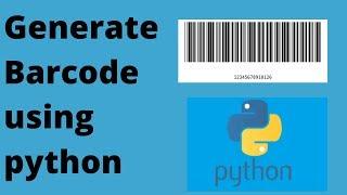 How to Generate Barcode using python