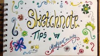 Basic Sketchnote Tips