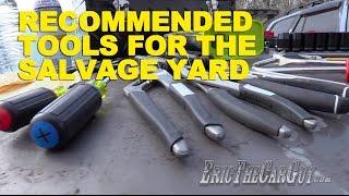 Recommended Tools for the Salvage Yard