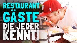 RESTAURANTGÄSTE, DIE JEDER KENNT