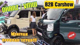 suzuki minivan sumali sa car show, offroad setup da17v, minivan builder sa cebu VMW, Danz van life