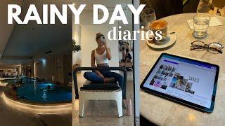 What I do on rainy days: vision board, spa, gym & friends|| Sabrina