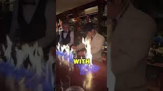 This bartender plays with fire #peopleareawesome #people #parkour #life #peoplephotography