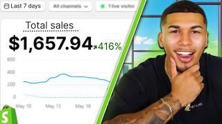 $0 TO $1,000+ in 7 DAYS with Shopify Dropshipping