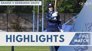 HIGHLIGHTS | Genius Grange v Edinburgh South | Masterton T20 2023