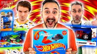 МЕГА МАШИНЫ HOT WHEELS! ДОКТОР ЗЛЮ VS ПАПА БОБ - ГОНКИ ХОТ ВИЛС НА ПАПА РОБ ШОУ!