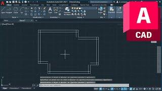 Comment  dessiner  le mur d'une Maison Sur AutoCAD