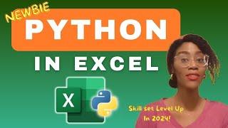 PYTHON IN EXCEL  - Beginners Tutorial