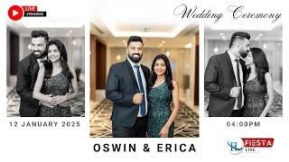 Wedding Ceremony Of OSWIN & ERICA | Watch LIVE