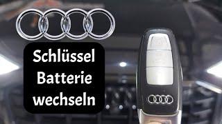 Audi Q8 - Schlüssel Batterie wechseln | Battery replacement