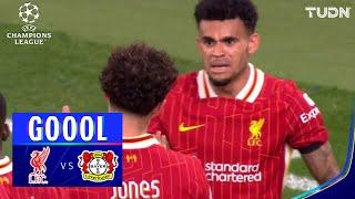 ¡COLOMBIANO! Golazo de Luis Díaz | Liverpool 1-0 Bayer Leverkusen | UEFA Champions League 24/25|TUDN