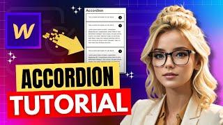 How to Make Accordion in Webflow (Webflow Tutorial)