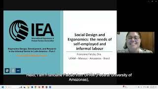 IEA Webinar #47 Ergonomic Design, Development, and Research in the Informal Sector in Latin America