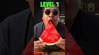 3 Levels Watermelon #funny #mukbang #shorts