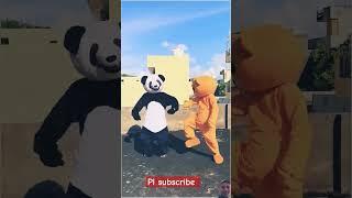 Funny teddy #funny panda #comedy #teddybear #mrteddy shorts